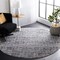 Safavieh 3 x 5 ft. Small Rectangle Adirondack Power Loomed RugBlack & Silver ADR117A-3 - alternate 4